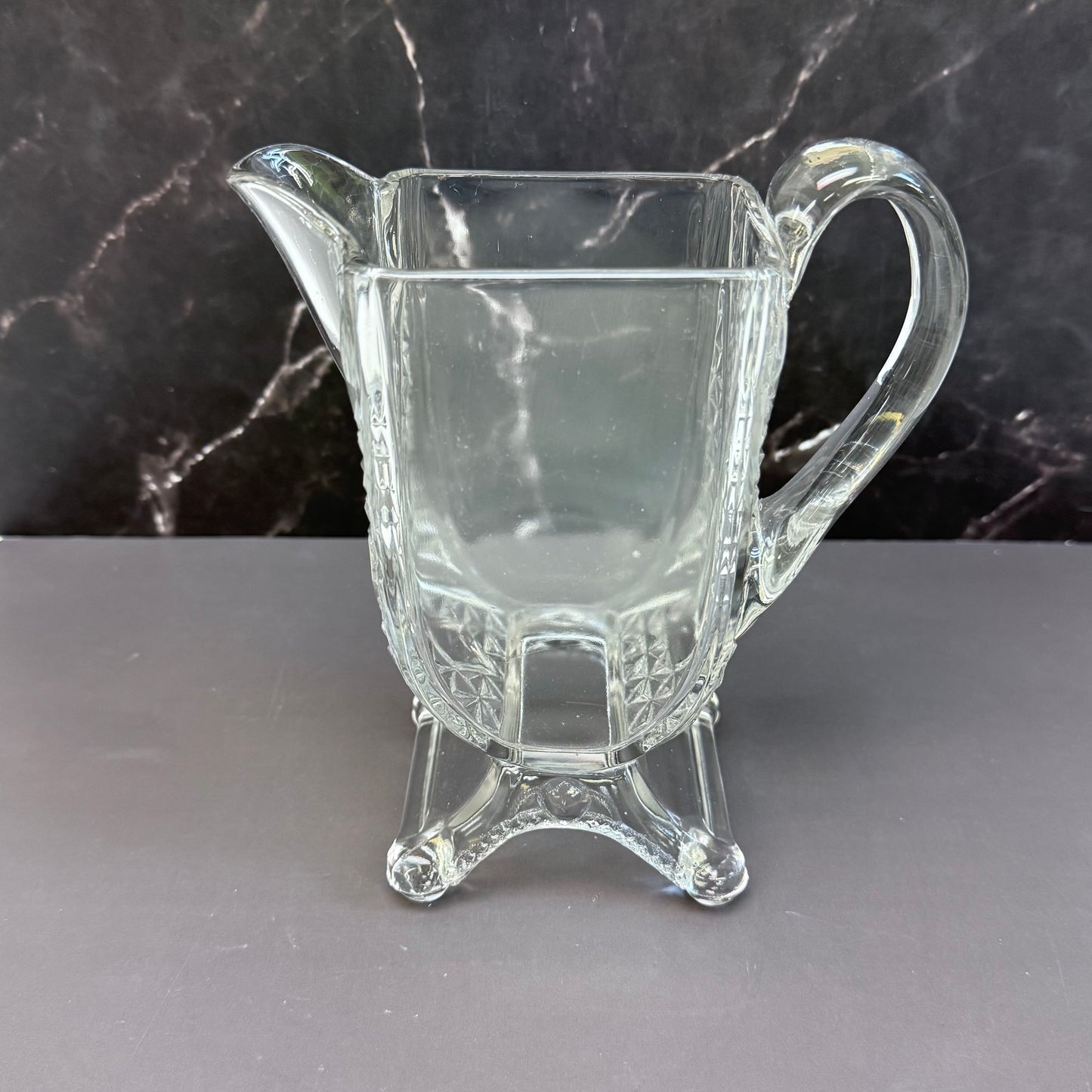 Adams & Co. Ashman Crossroads Creamer & Sugar Bowl, 1880s