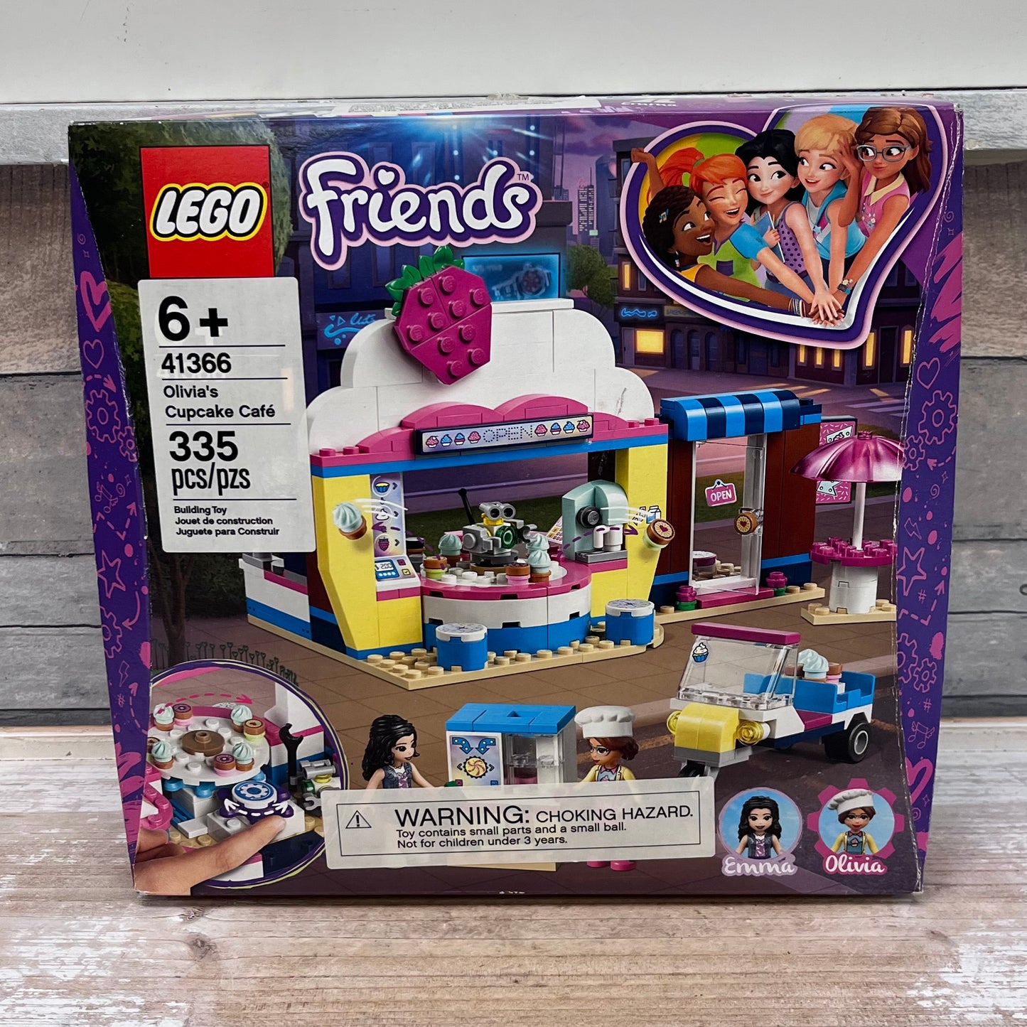 Lego Friends Olivia’s Cupcake Cafe Building Set in Box, #41366