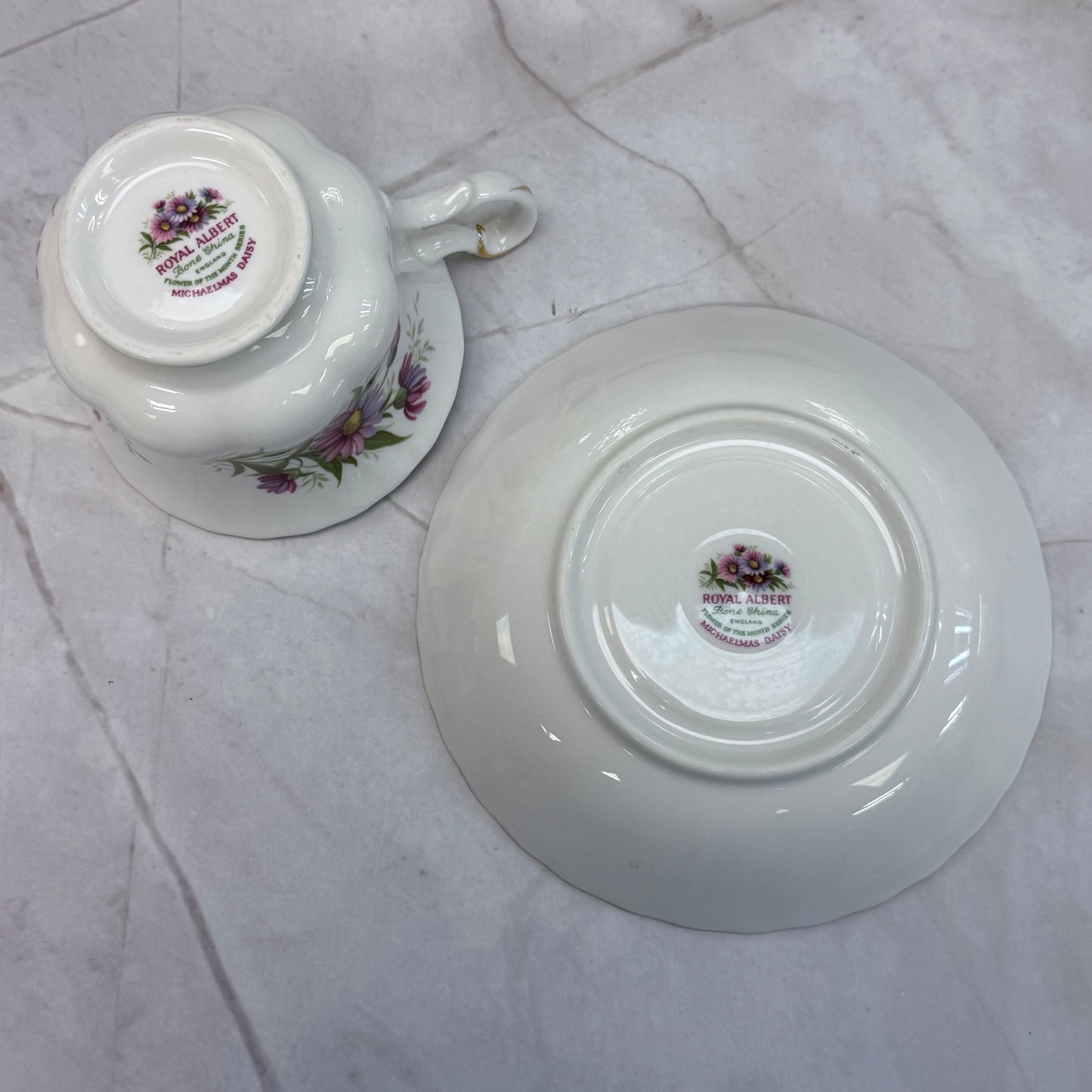 Royal Albert September Bone China Teacup & Saucer