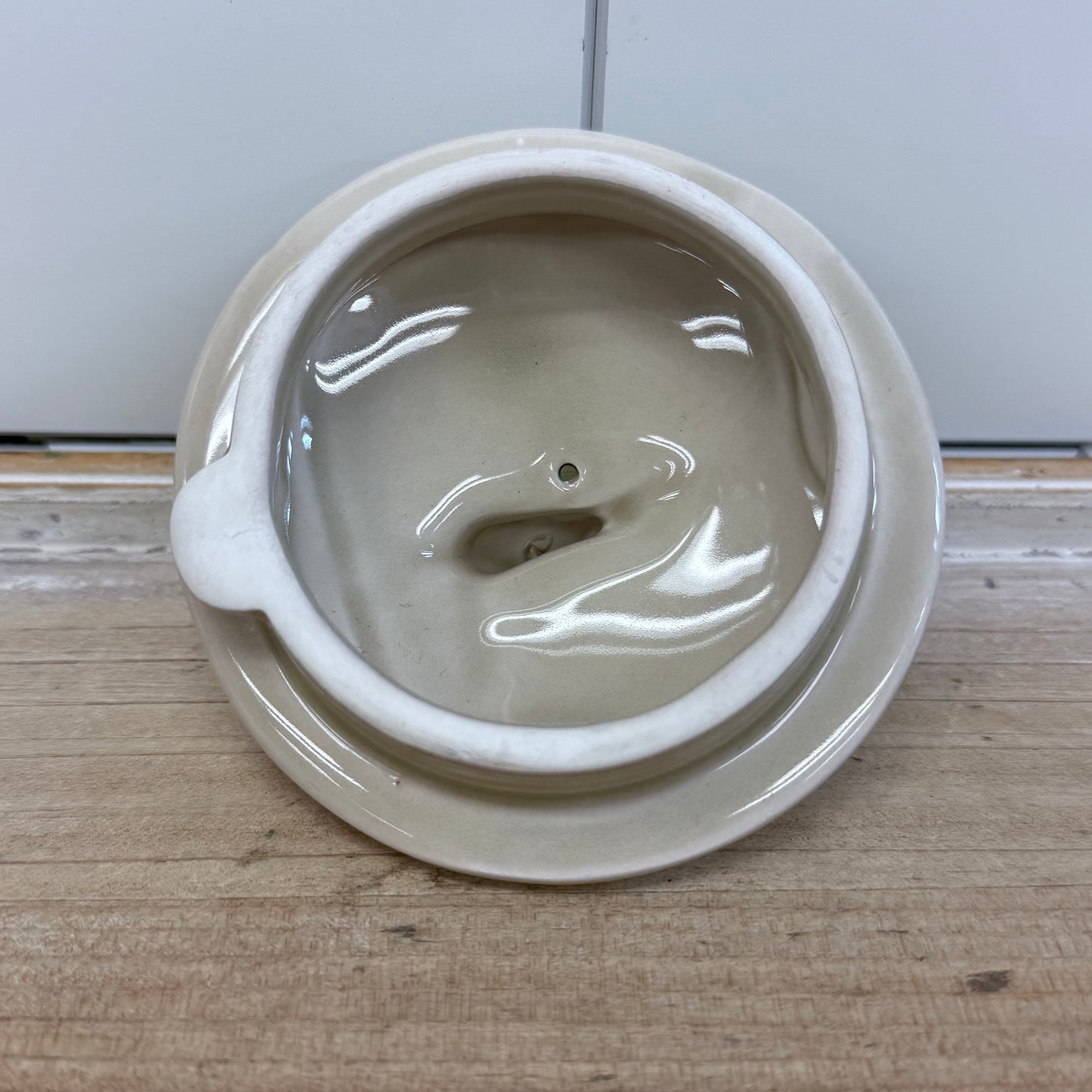 Lefton Piggy Eating Corn Teapot, Ceramic