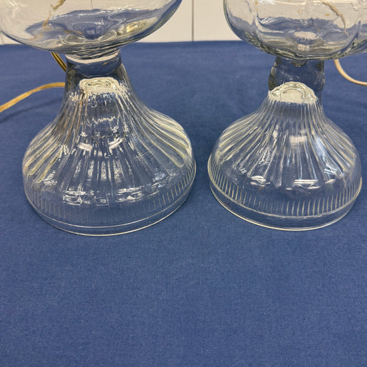 P&A Eagle & Queen Anne No. 2 Electric Oil Lamp Set of 2