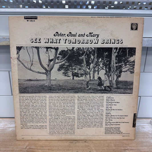 Peter Paul & Mary See What Tomorrow Brings Vinyl Record 1965