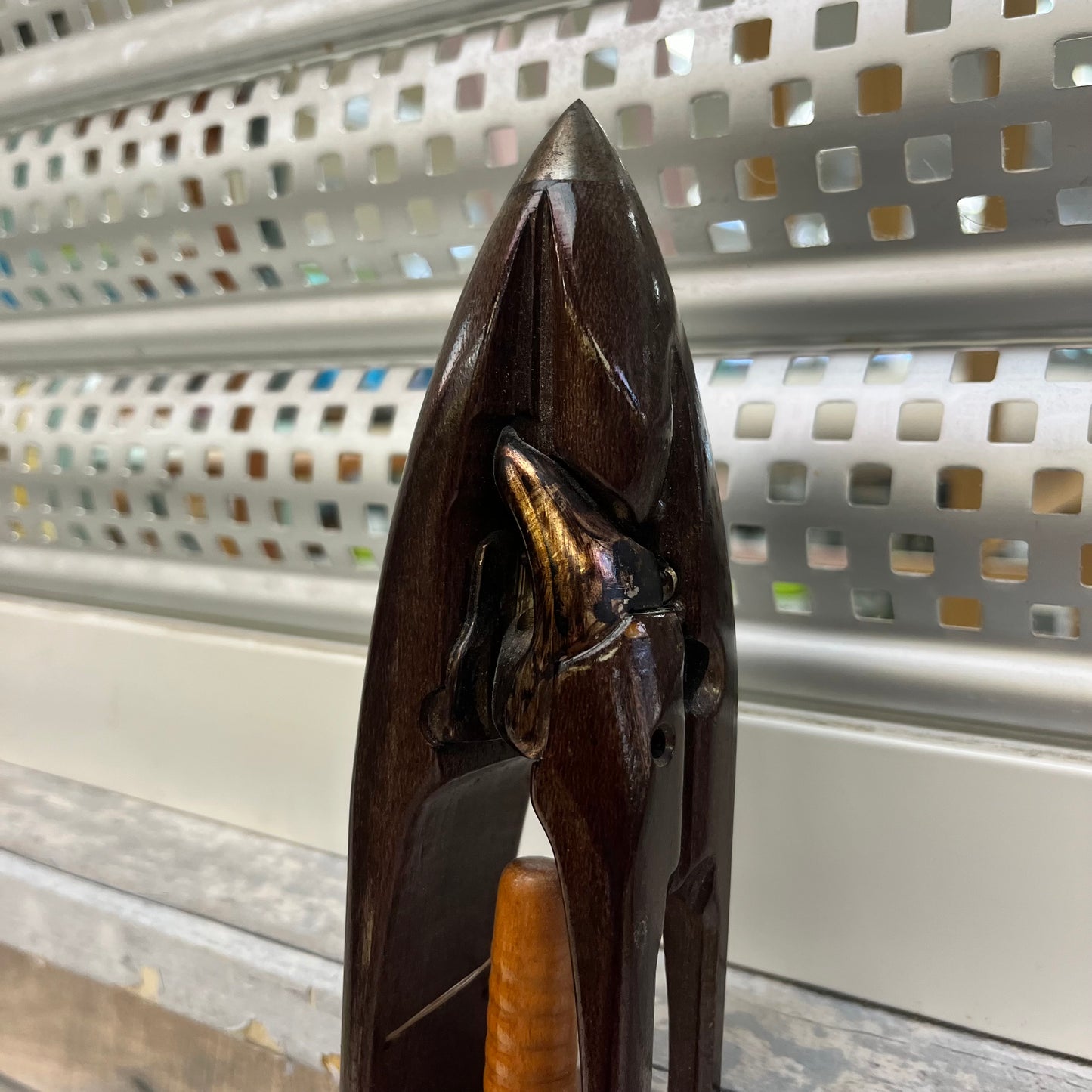Weaving Shuttle Candle Sconce
