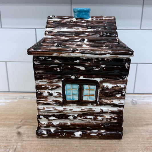 Grantcrest Cookie House Cookie Jar 1960s