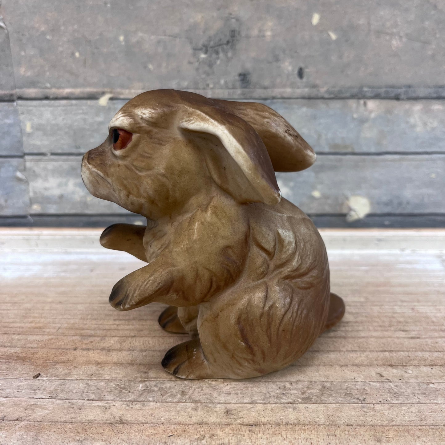 Rabbit Figurine, Bisque Porcelain