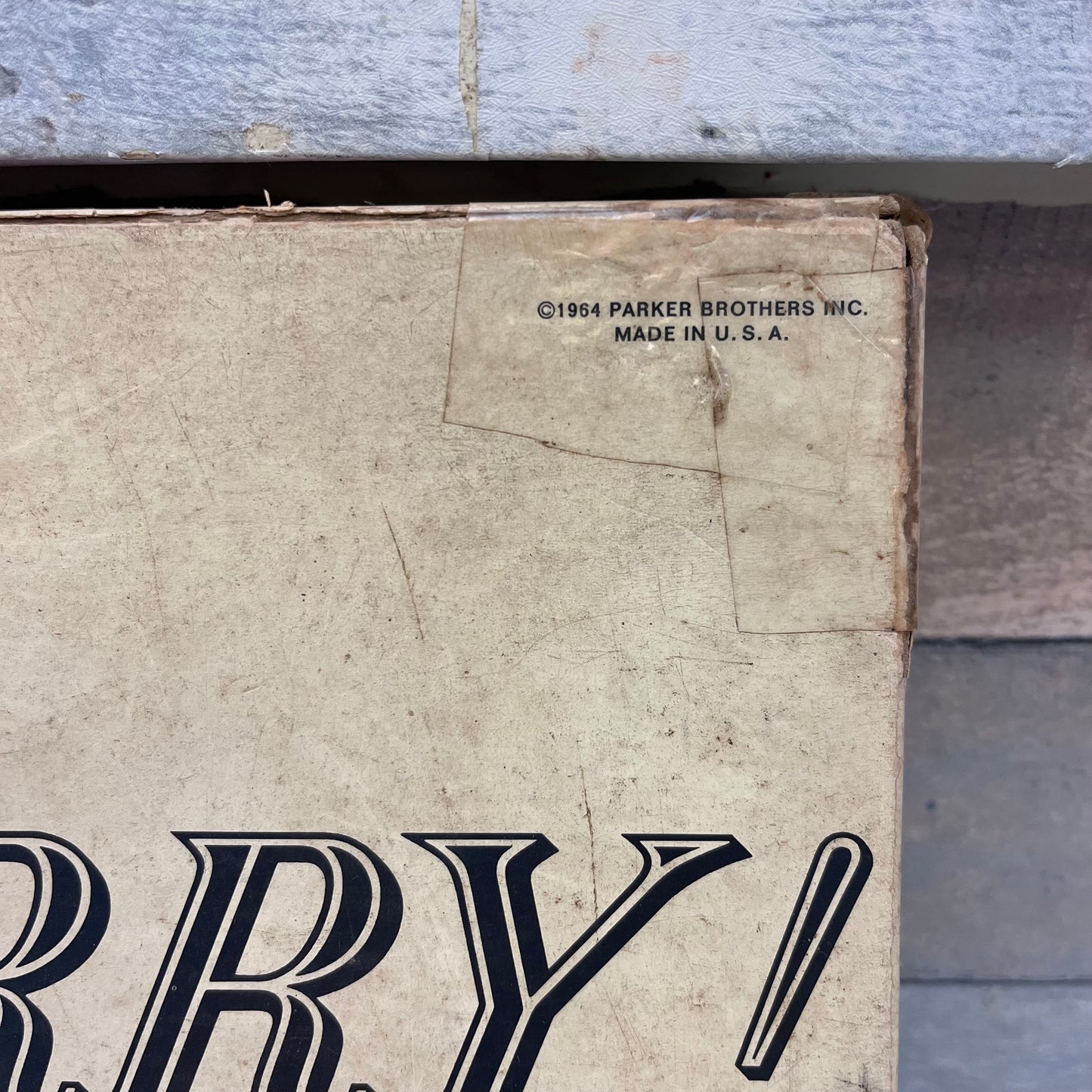 Parker Brothers Sorry! Board Game, 1964