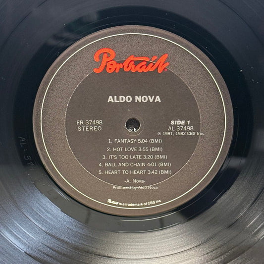 Aldo Nova Aldo Nova Vinyl LP 1982 -- FR 37498