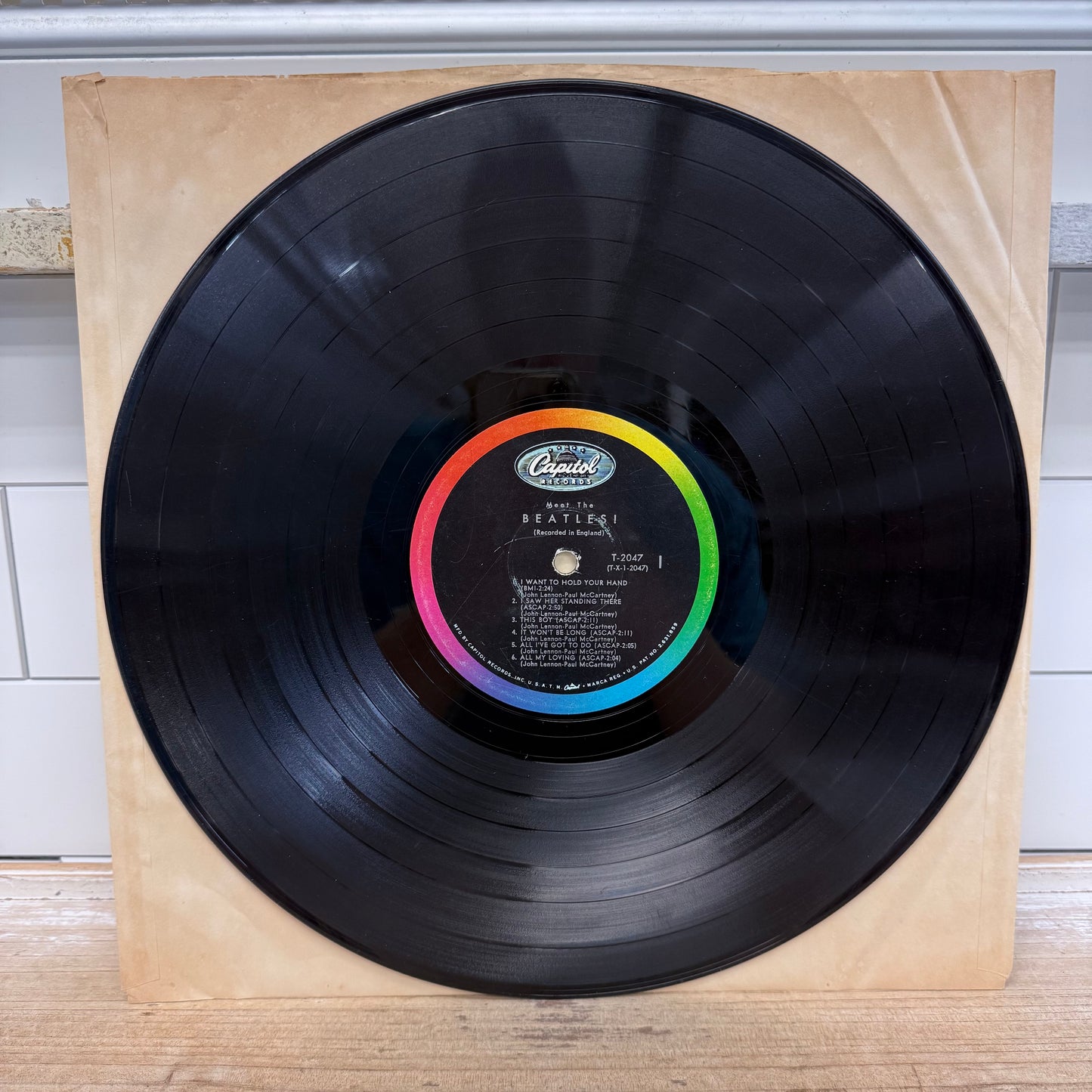 Meet the Beatles! Vinyl Record LP 1964 #T-2047