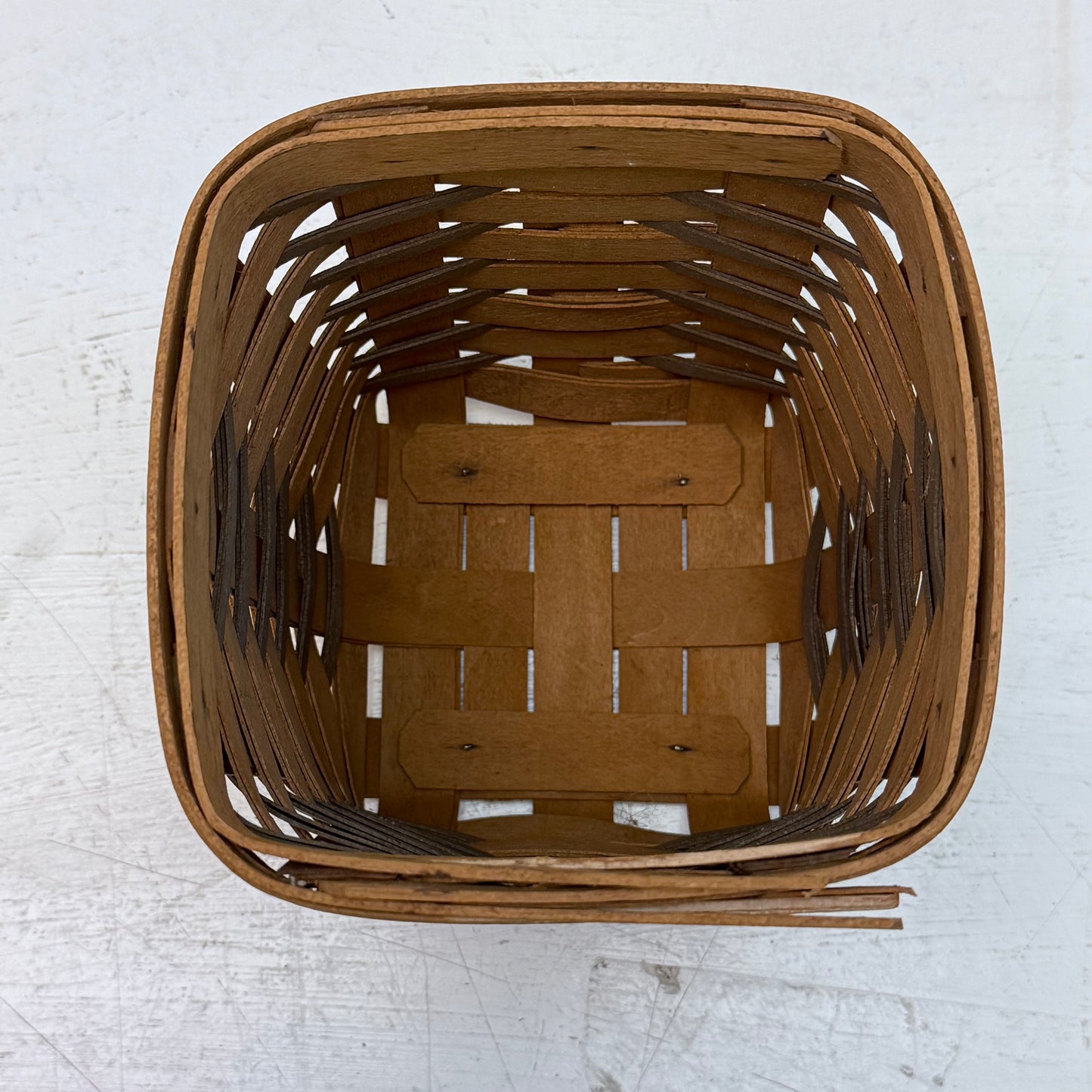 Longaberger Square Basket, Signed 1996