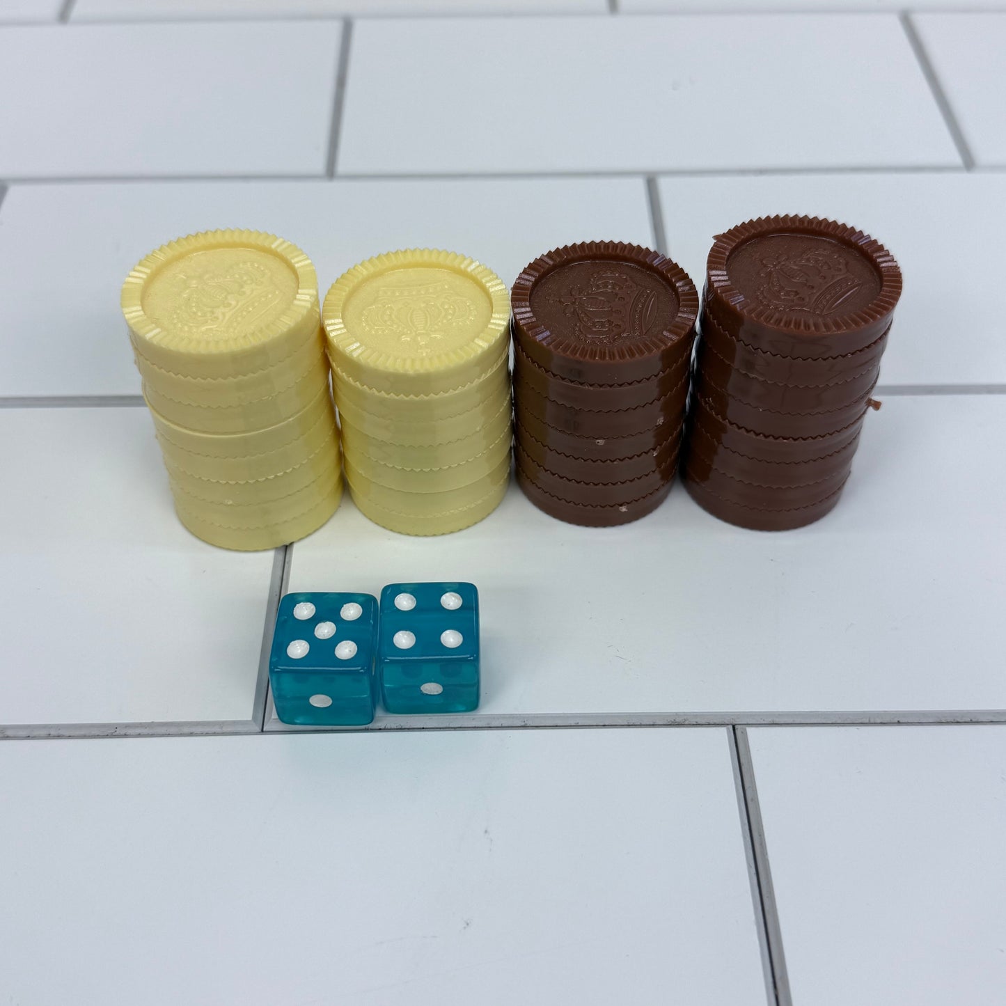 Whitman Backgammon Game, Complete, 1981