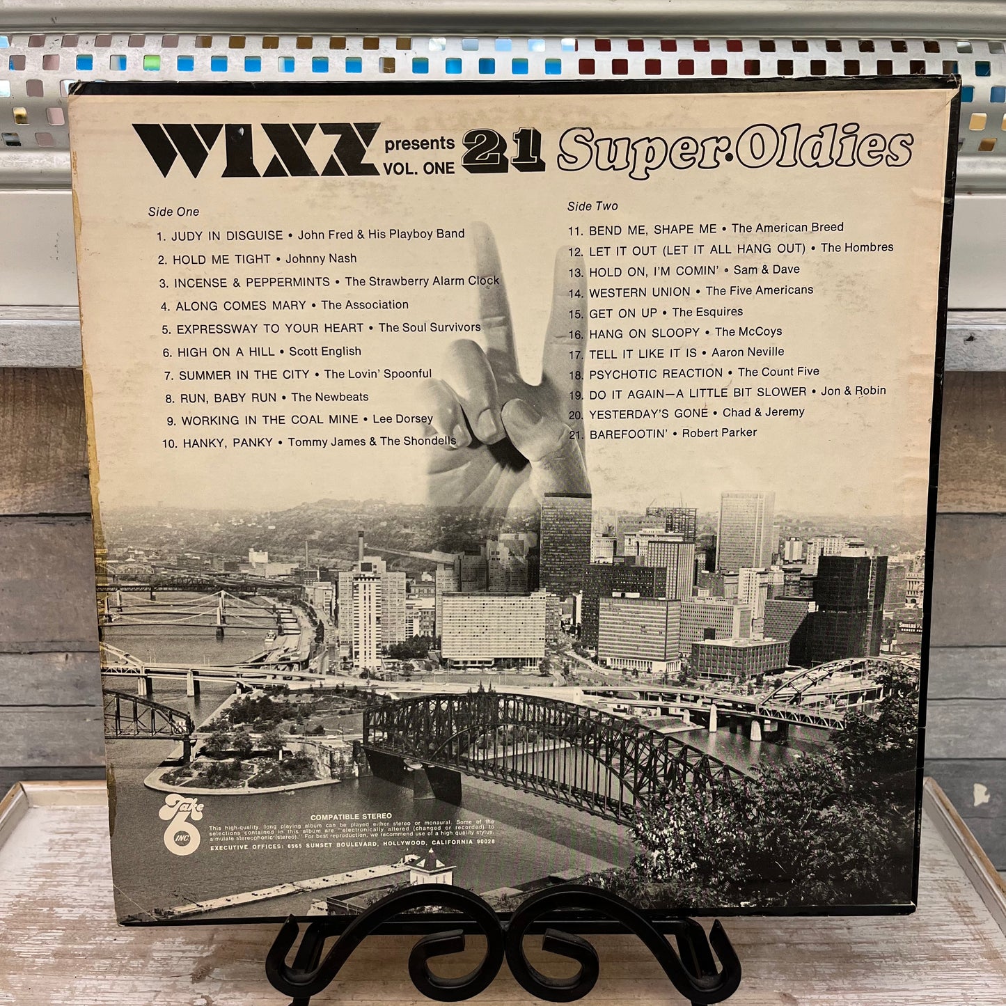 WIXZ Presents 21 Super Oldies Volume One Vinyl Record
