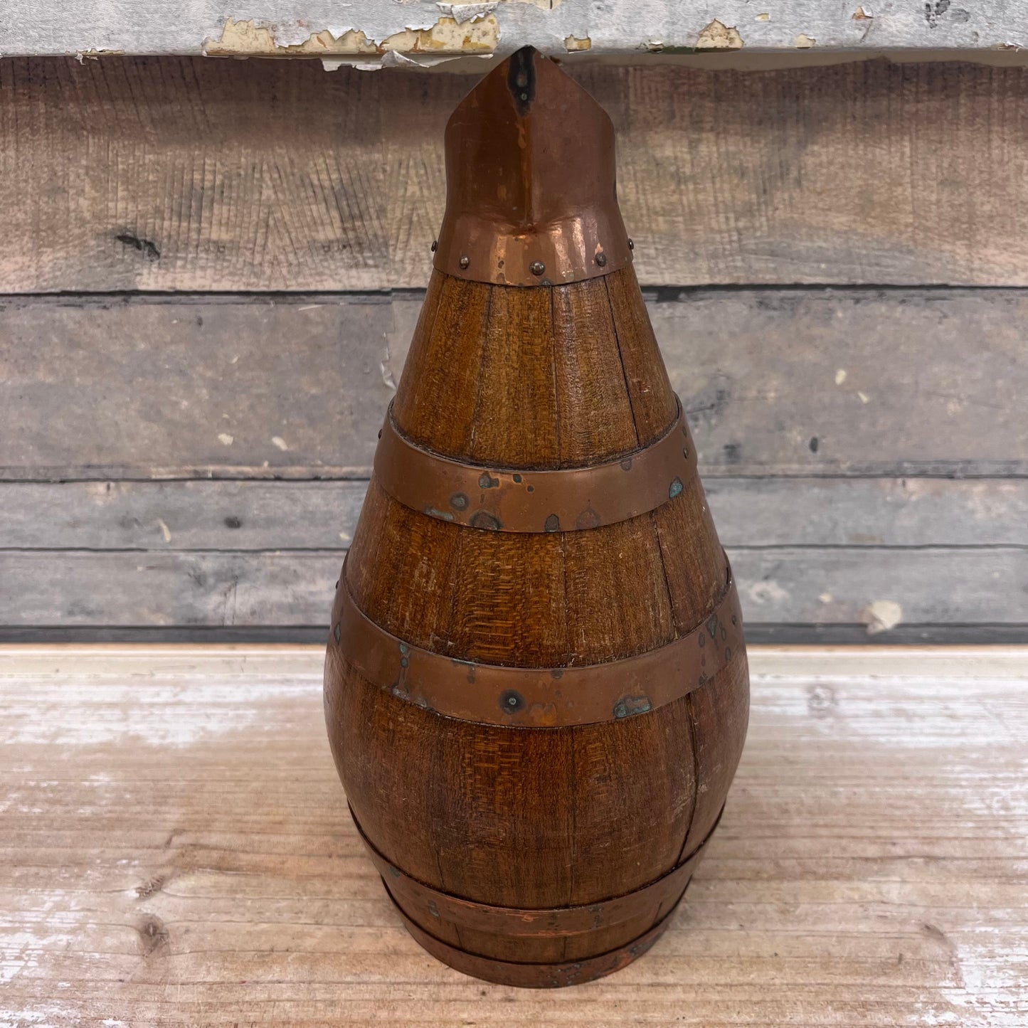 Eugene Leroux Barrel Wine Jug, 1970s