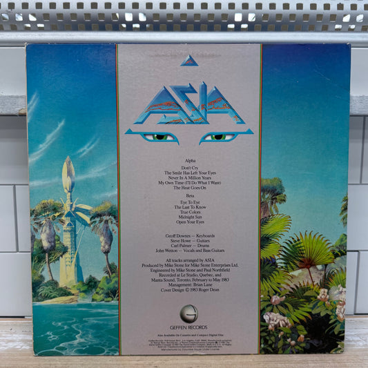 Asia Alpha Vinyl Record, 1983