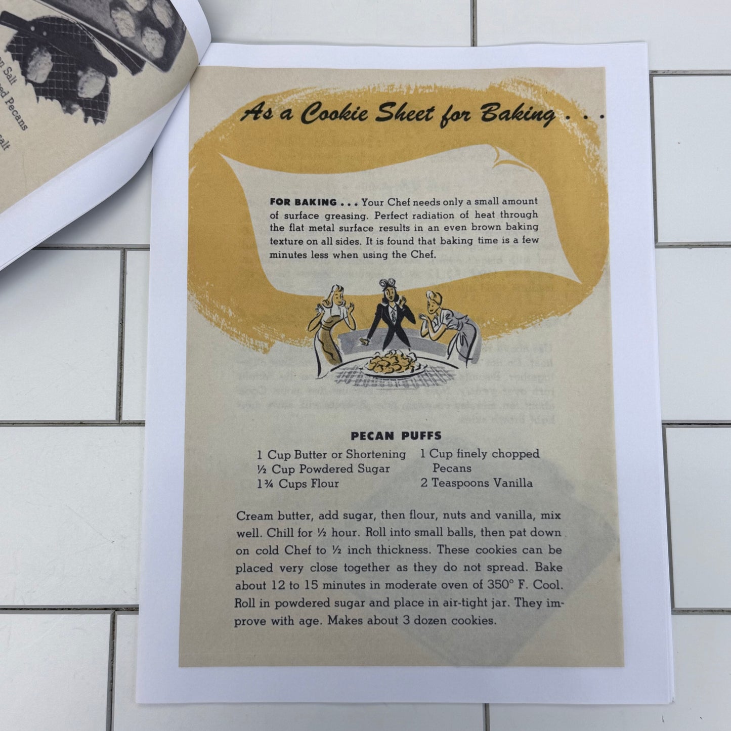 Dowcraft Griddle Tray, Metal 1940s