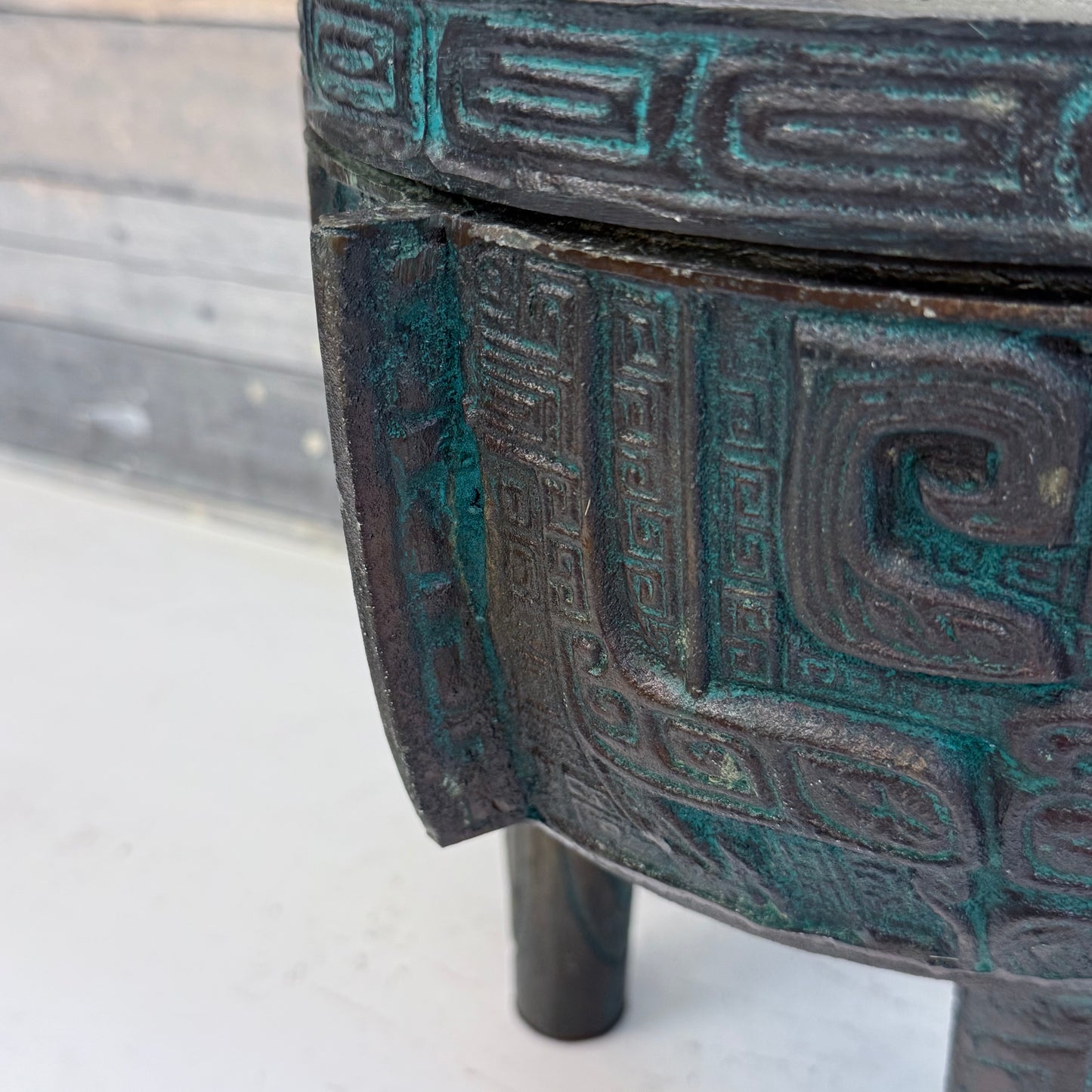 James Mont Style Bronze Ice Bucket