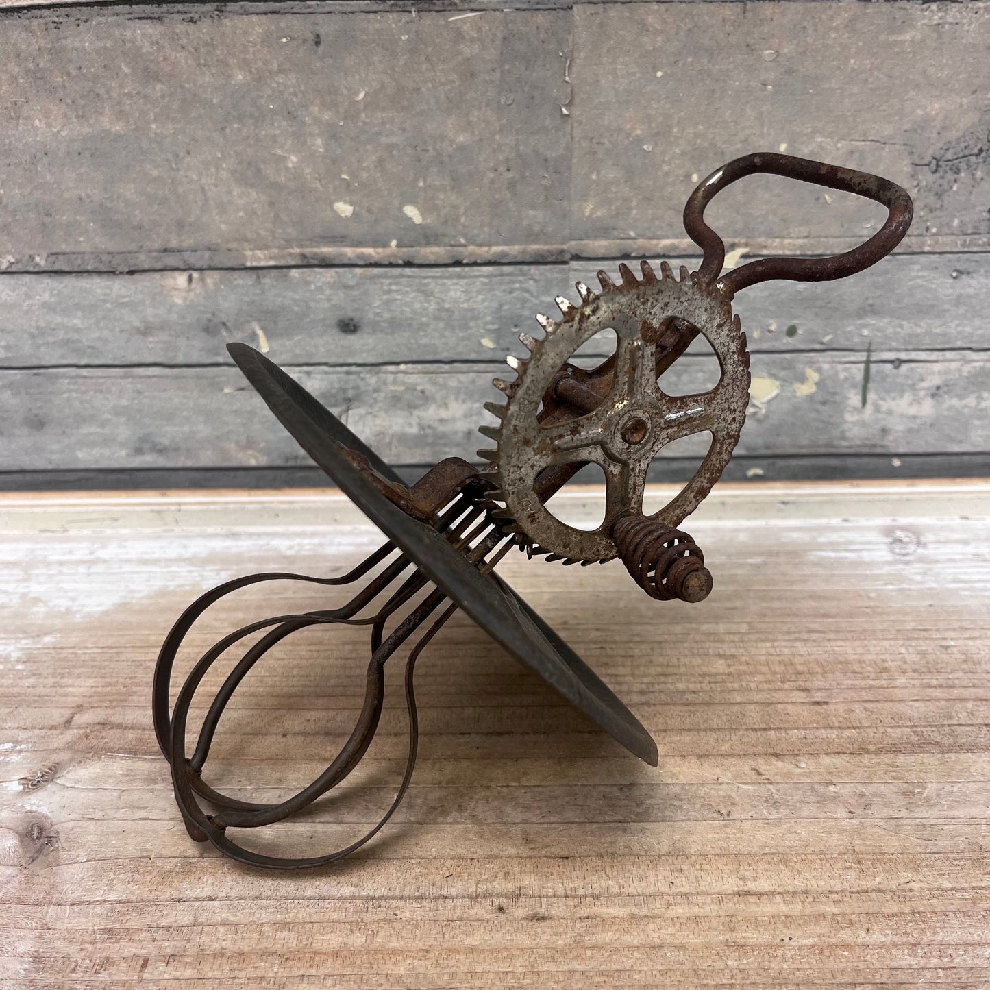 A&J Ekco USA Hand Crank Beater with Bowl Cover