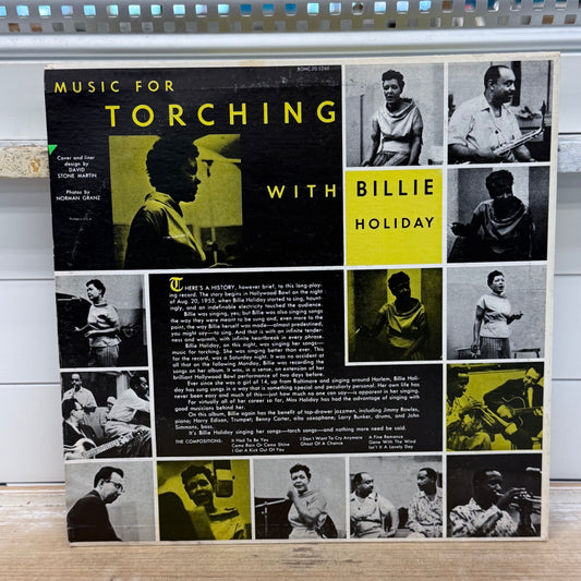 Billie Holiday Music for Torching Vinyl LP 1979 #20-5260