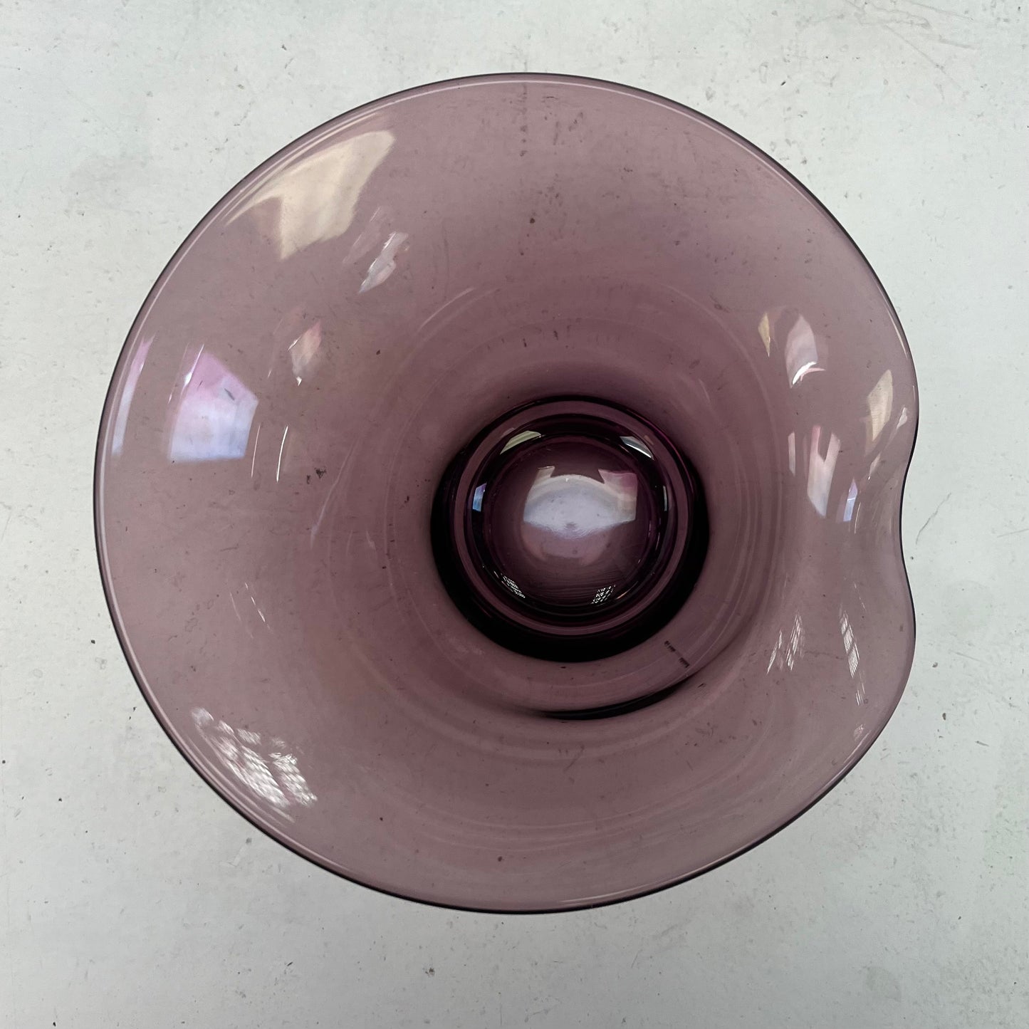 Viking Amethyst Purple Bon Bon Candy Dish