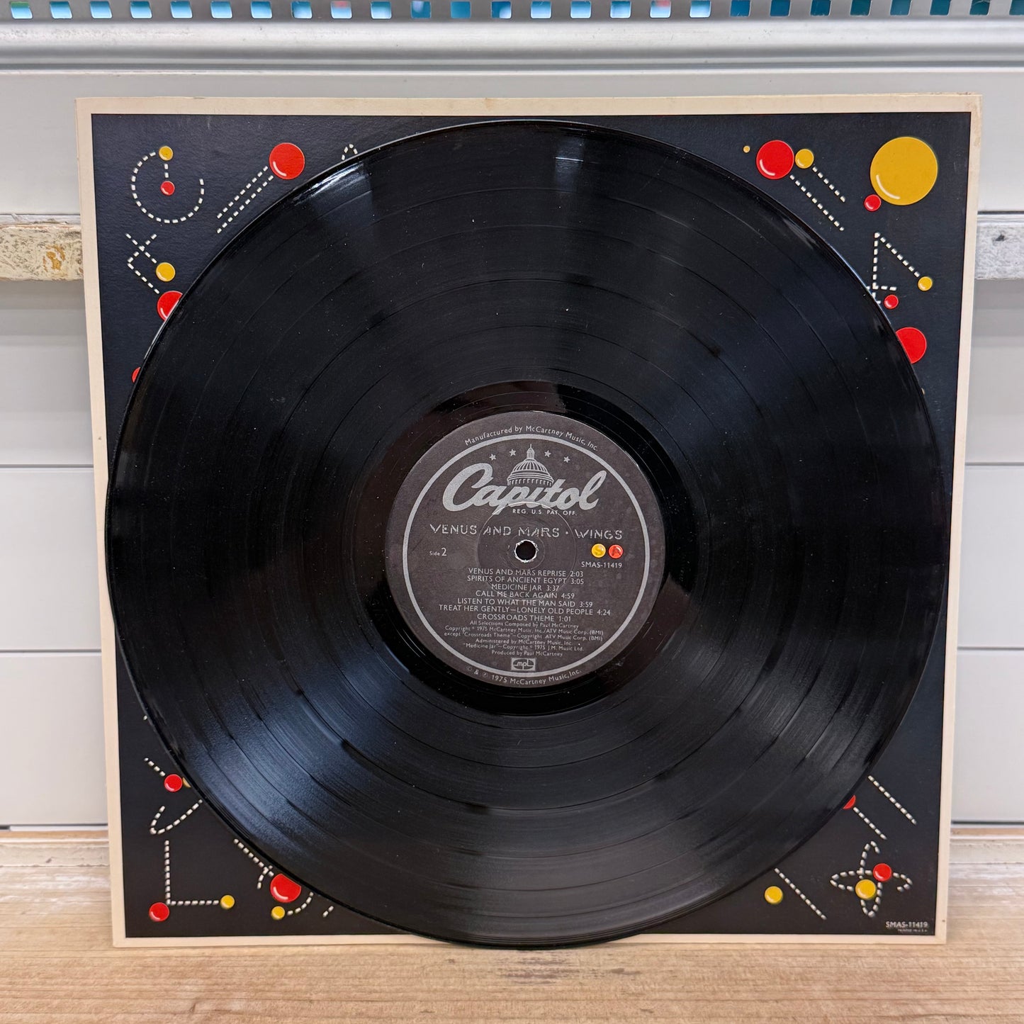 Paul McCartney & Wings Venus and Mars Vinyl LP 1975 #SMAS-11419