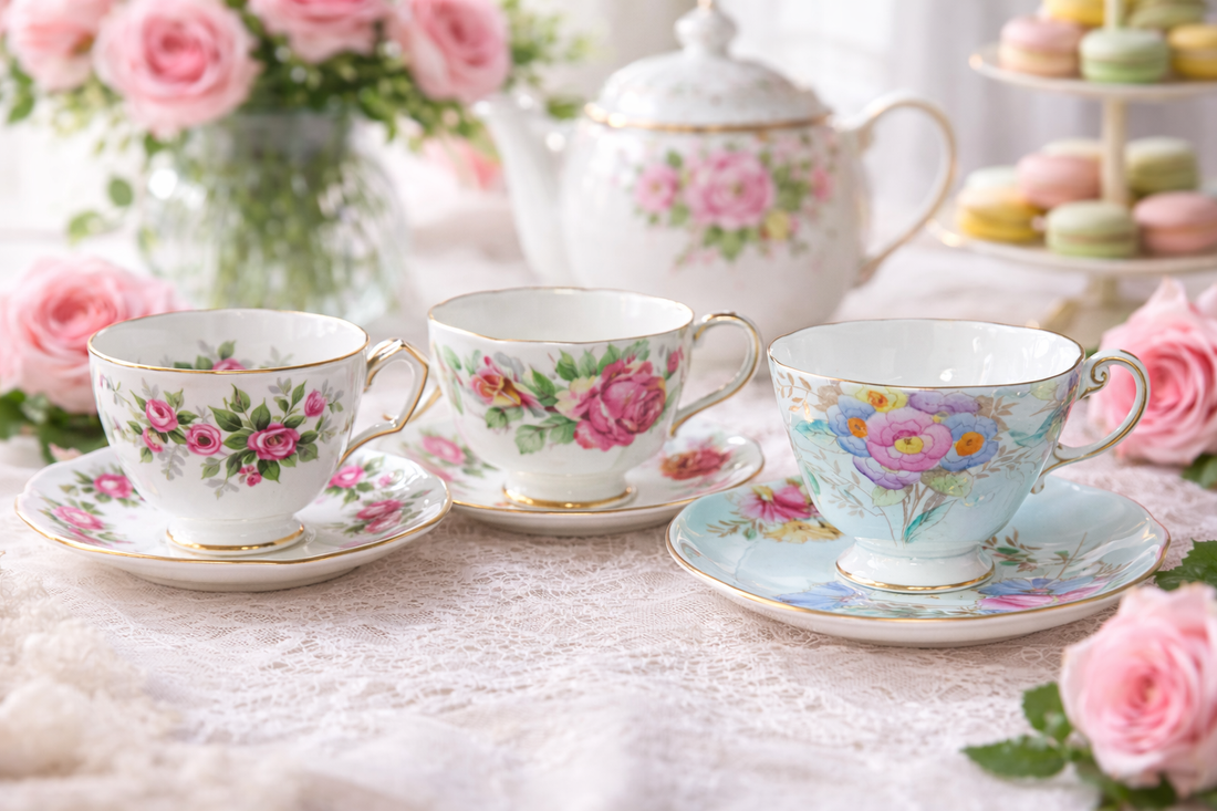 Vintage Tea Cups: A Guide to English Bone China, EB Foley, Paragon & Aynsley Collectibles