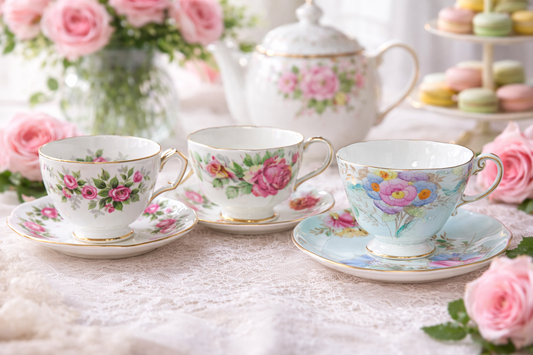 Vintage Tea Cups: A Guide to English Bone China, EB Foley, Paragon & Aynsley Collectibles