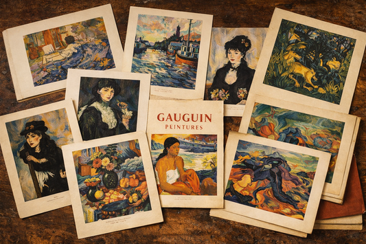 Mid Century French Art Portfolios: Bonnard, Manet, Gauguin, Rousseau & Fauves Color Plates (1940s–1950s)