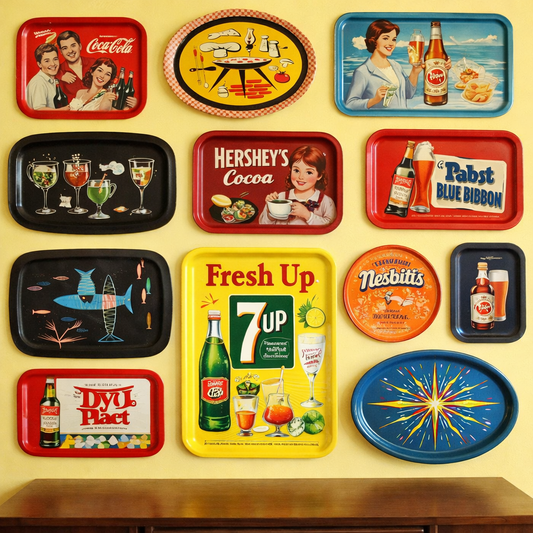 Vintage Tin Trays: Functional History with Timeless Style