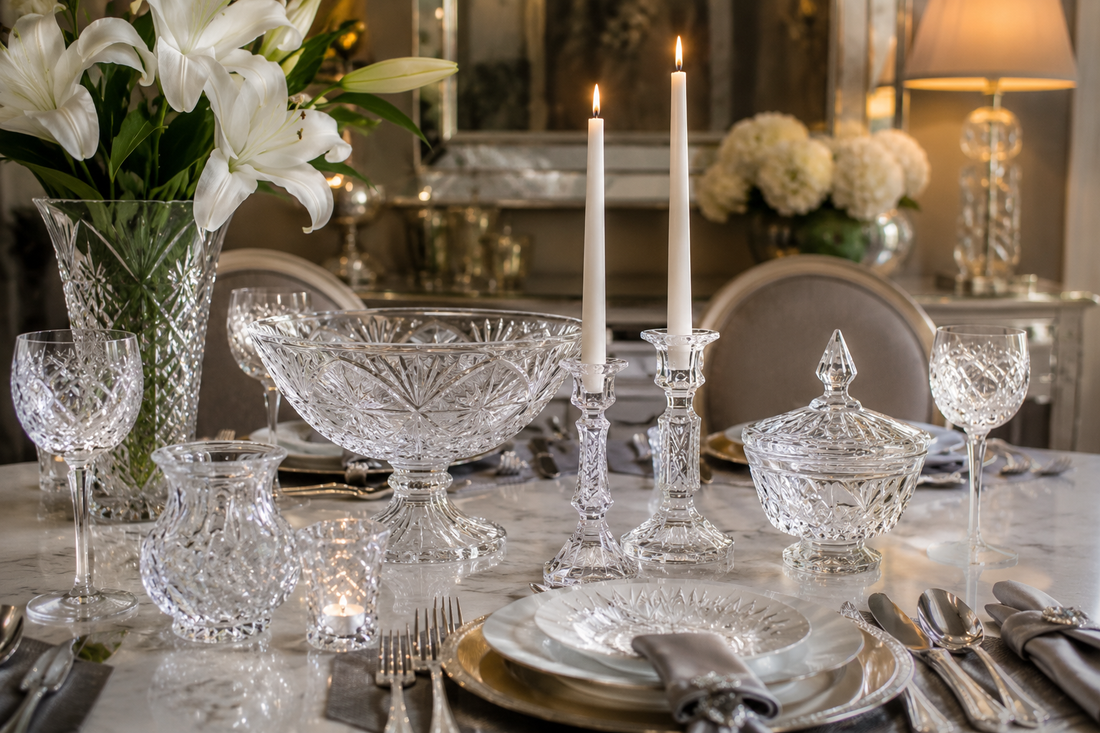 Mid-Century Cut Crystal Décor: Timeless Sparkle for Every Home