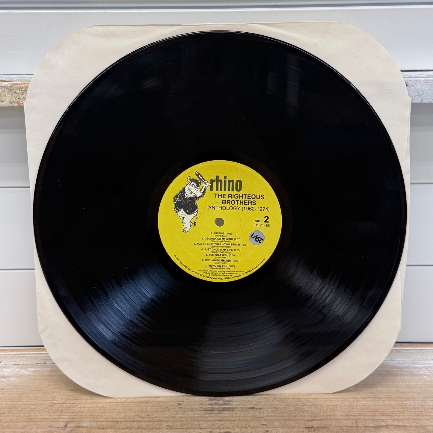The Righteous Brothers Anthology Double Vinyl Record LP 1989 #R1-71488