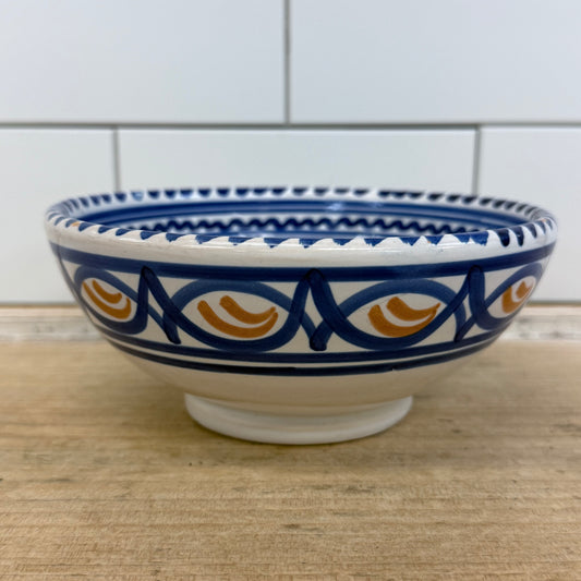 De La Cal Barreira Puente Spanish Floral Ceramic Bowl
