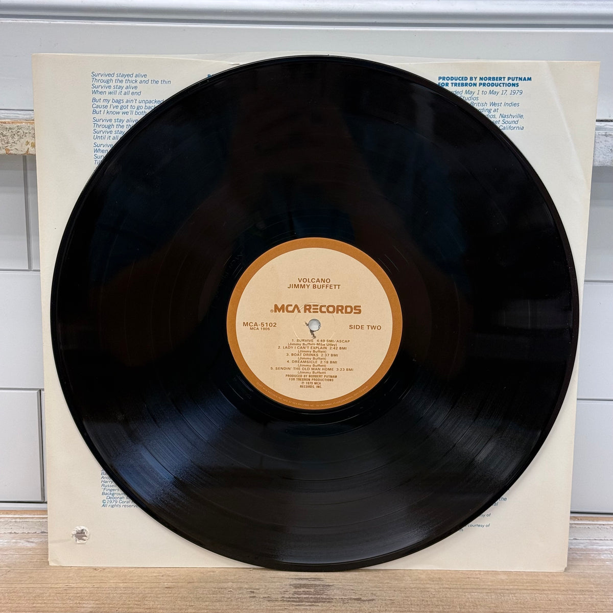 Jimmy Buffett Volcano Vinyl LP 1979 - MCA-5102