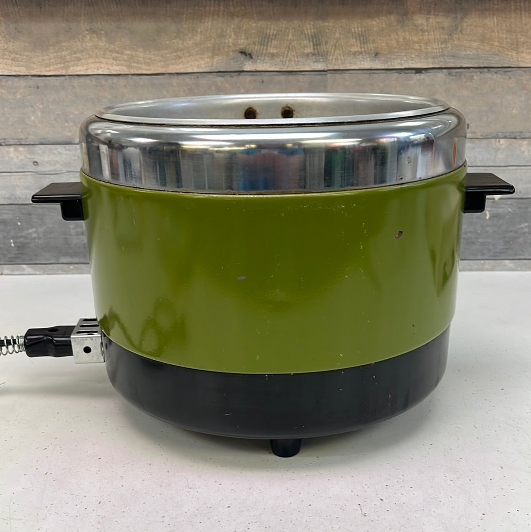 Vintage Sears Avocado Green Cooker / Fryer, 1960s