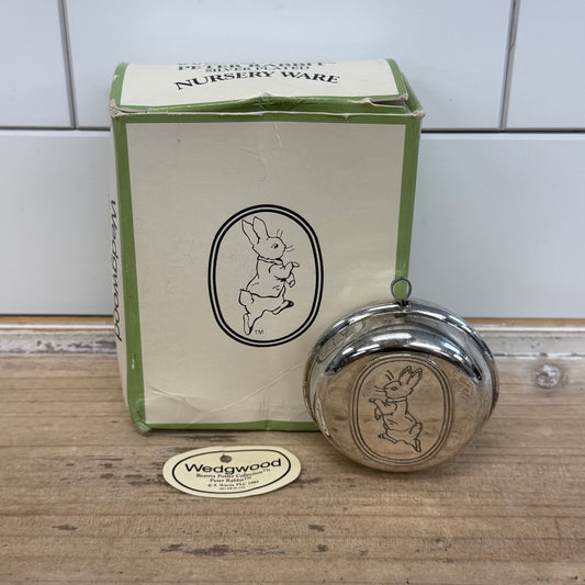 Wedgwood Peter Rabbit Silverplate Christmas Ornament