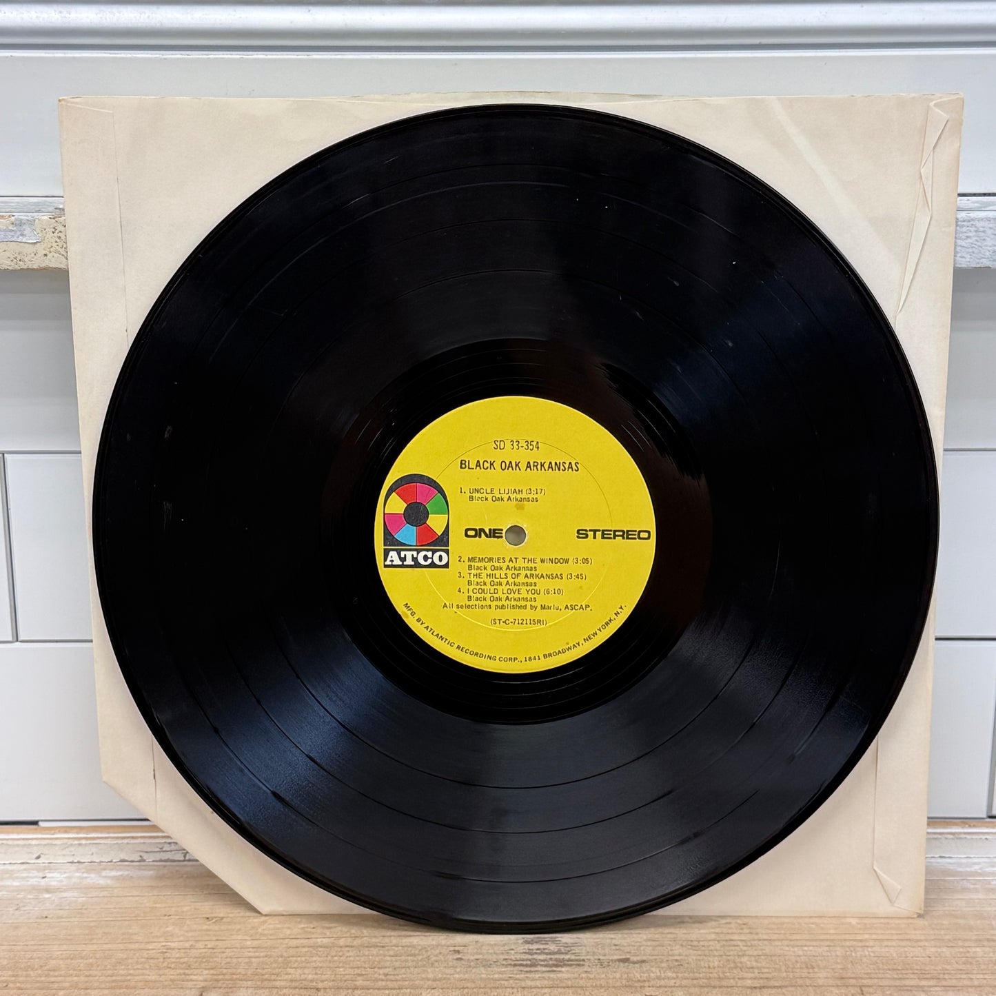 Black Oak Arkansas Self Titled Vinyl Record LP 1971 #SD-33-354
