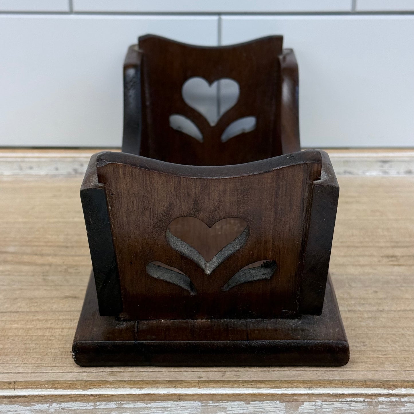 Price Products Floral Wood Trivet Coaster Set w/ Holder