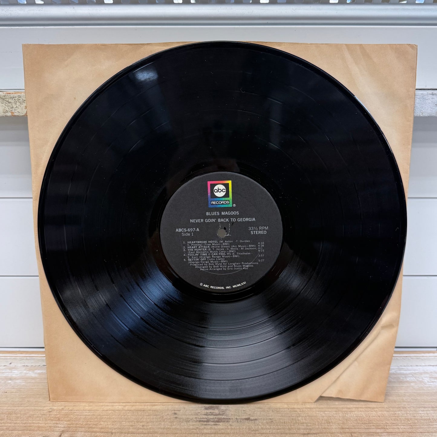 Blues Magoos Never Goin' Back to Georgia Vinyl LP 1969 #ABCS-697