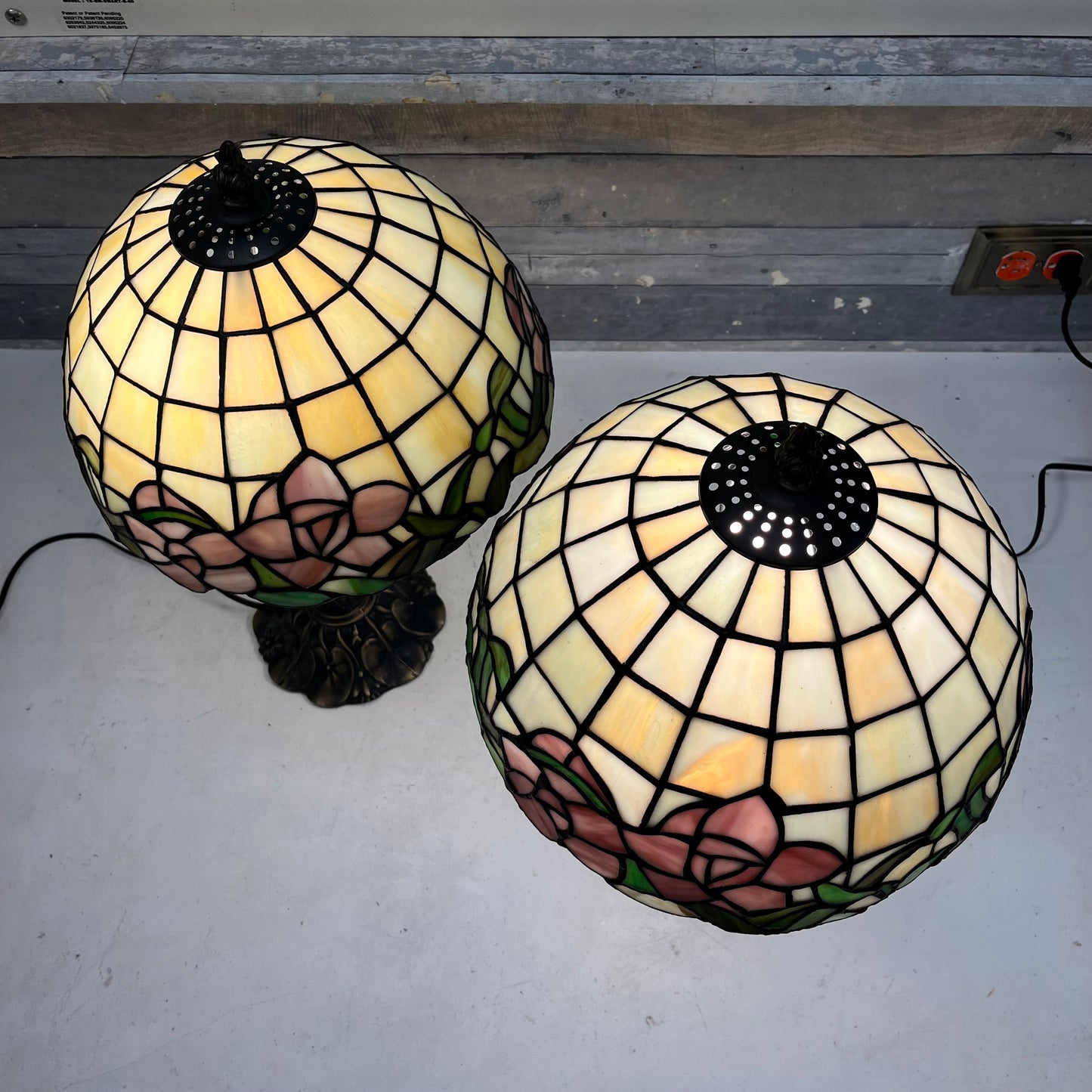 Tiffany Style Lamps, Set of 2