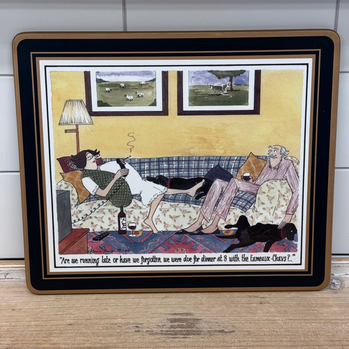 Annie Tempest Tottering-by-Gently Placemats Boxed Set of 6