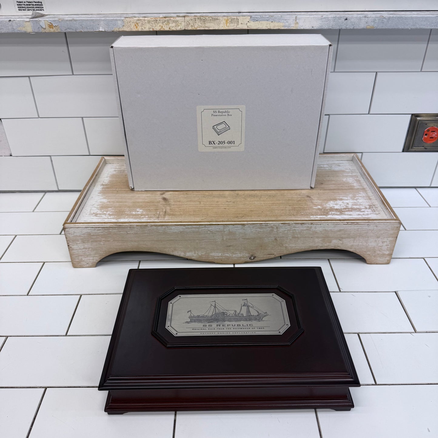 SS Republic Shipwreck Presentation Display Box