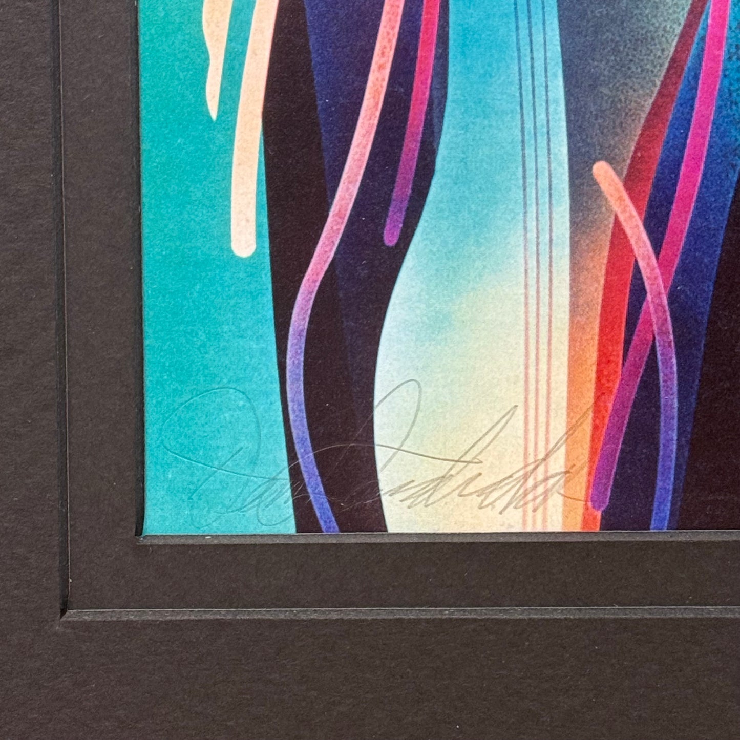 Dean S. Lauderdale Signed Numbered Abstract Art Prints Set of 2