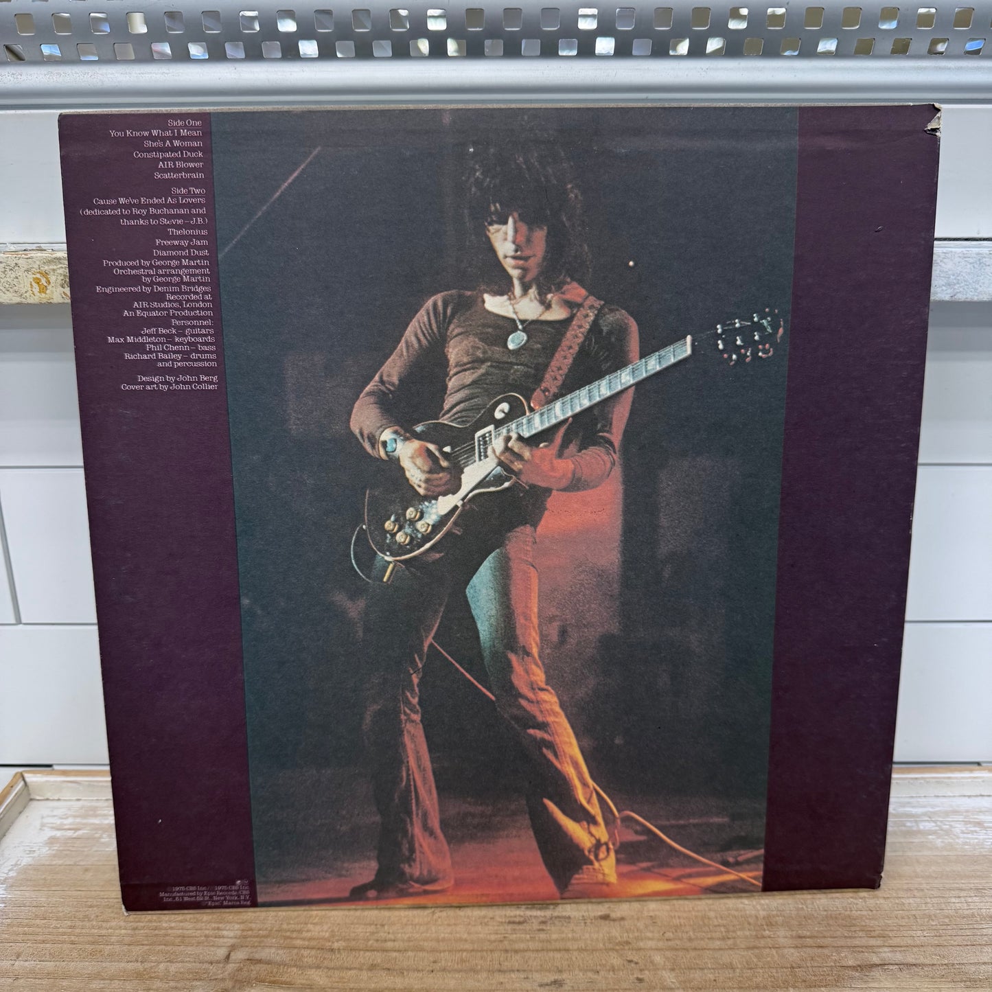 Jeff Beck Blow by Blow Vinyl Record 1975 LP