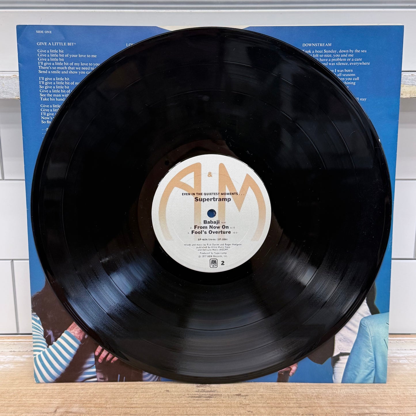 Supertramp Even in the Quietest Moments Vinyl Record LP 1977 #SP-4634