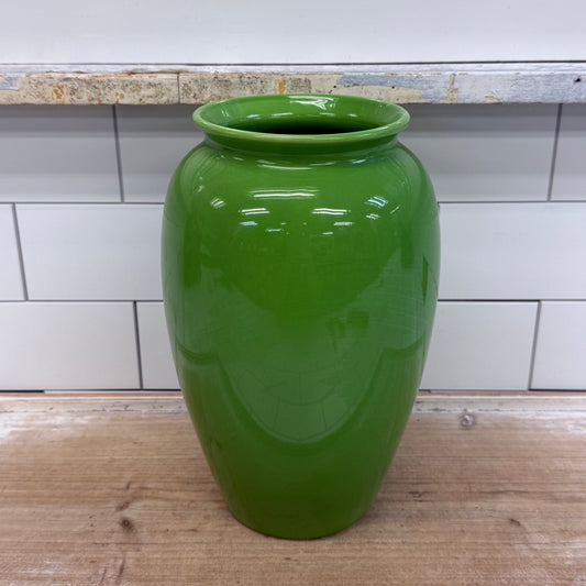 Dansk Apple Green Ceramic Vase Portugal 1980s–1990s