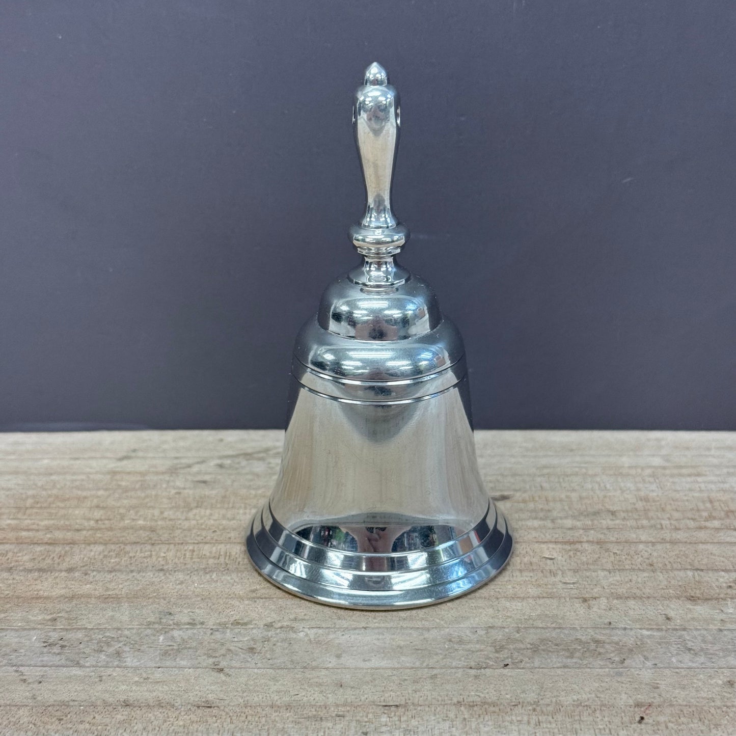 Shirley Pewter Ornament, Holiday Bell 1997