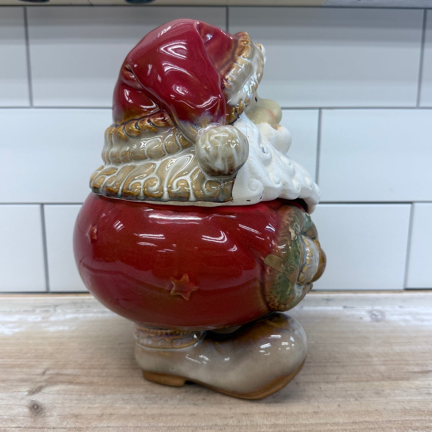 Santa Claus Cookie Jar, Ceramic