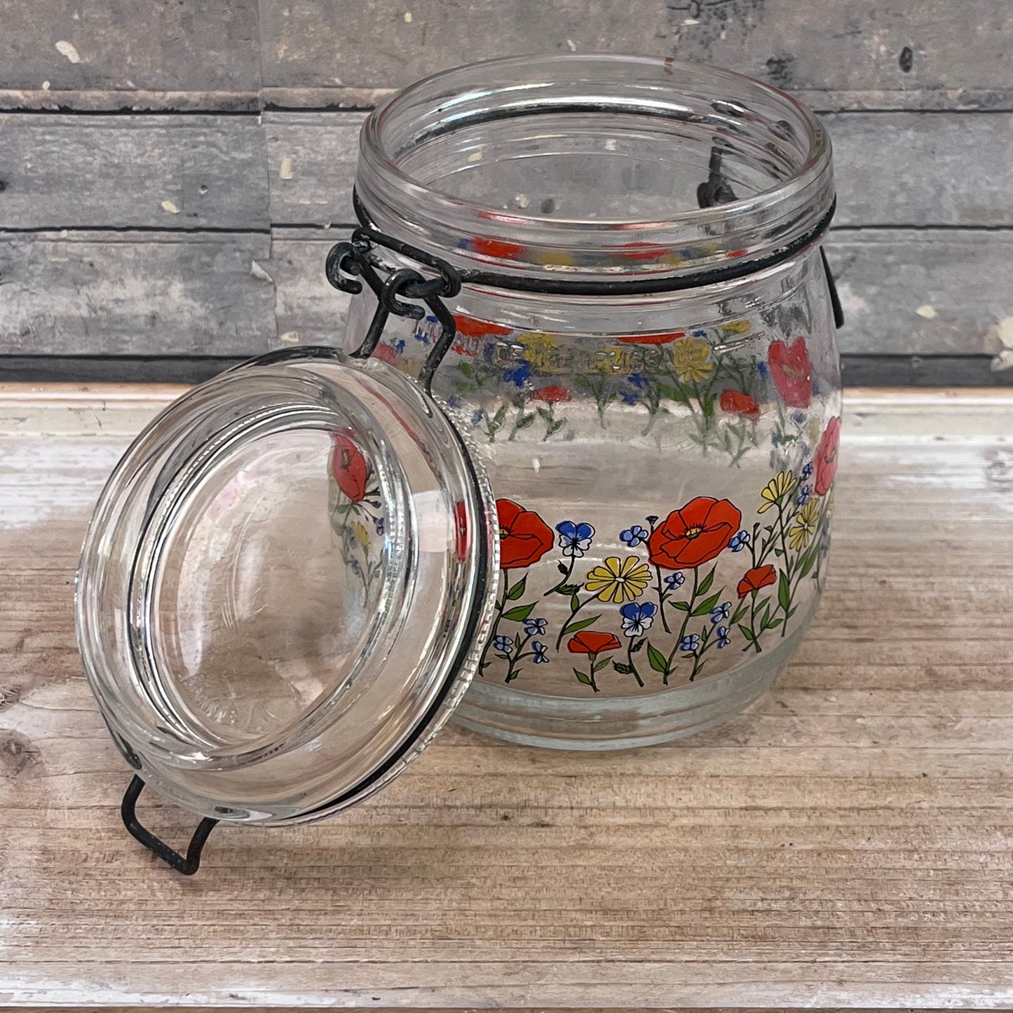 ARC Poppy Flowers Glass Jar Selection