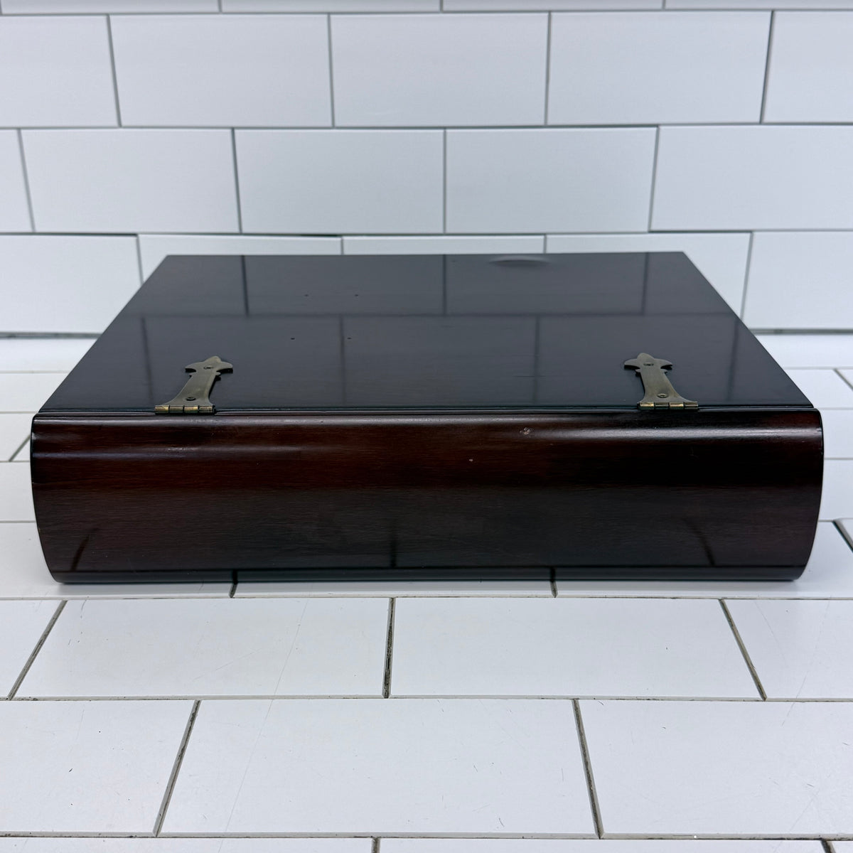 Bombay Company Wood Document Keepsake Box 1991