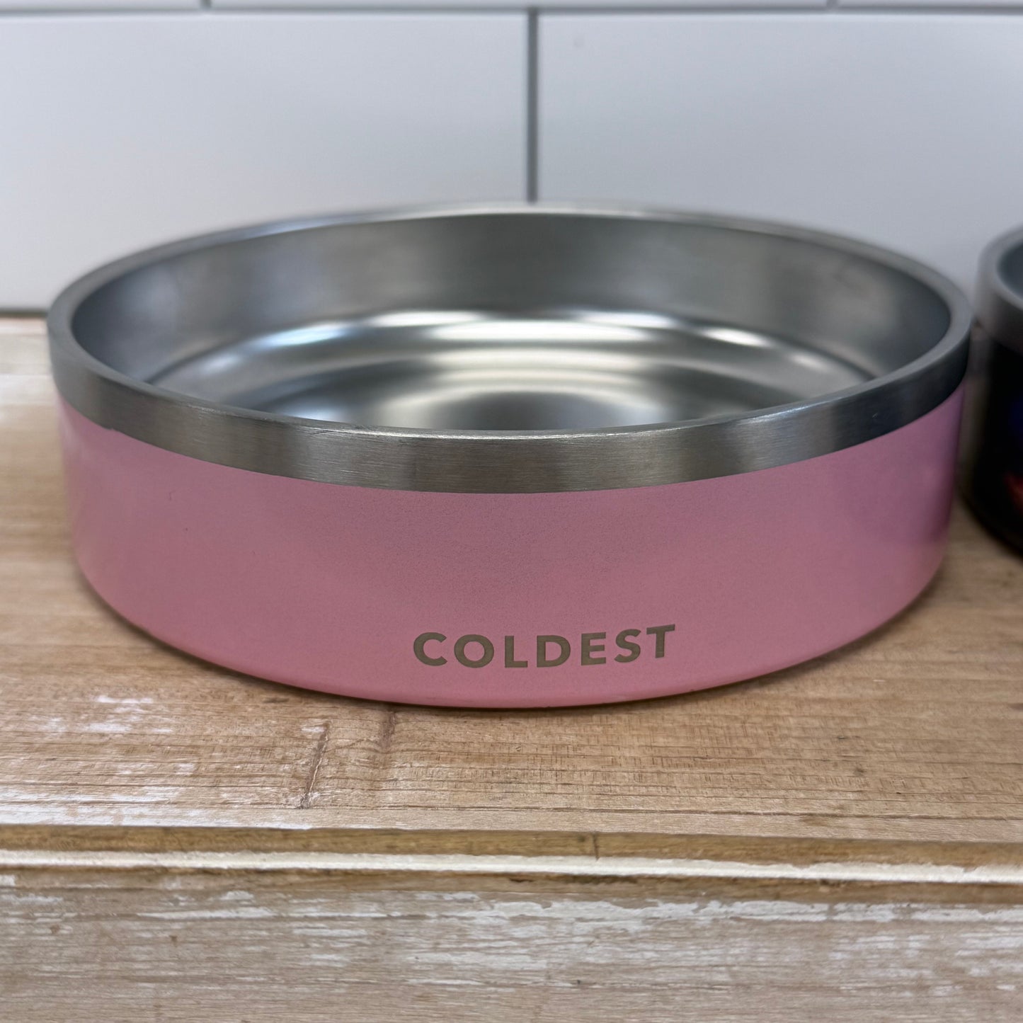 The Coldest Stainless Steel Pet Bowls Set of 2 Galaxy Pink 7”