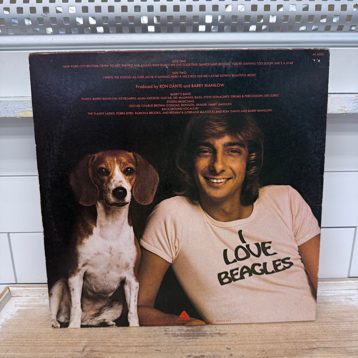 Barry Manilow Tryin’ to Get the Feeling Vinyl Record, 1975 - AL 4060