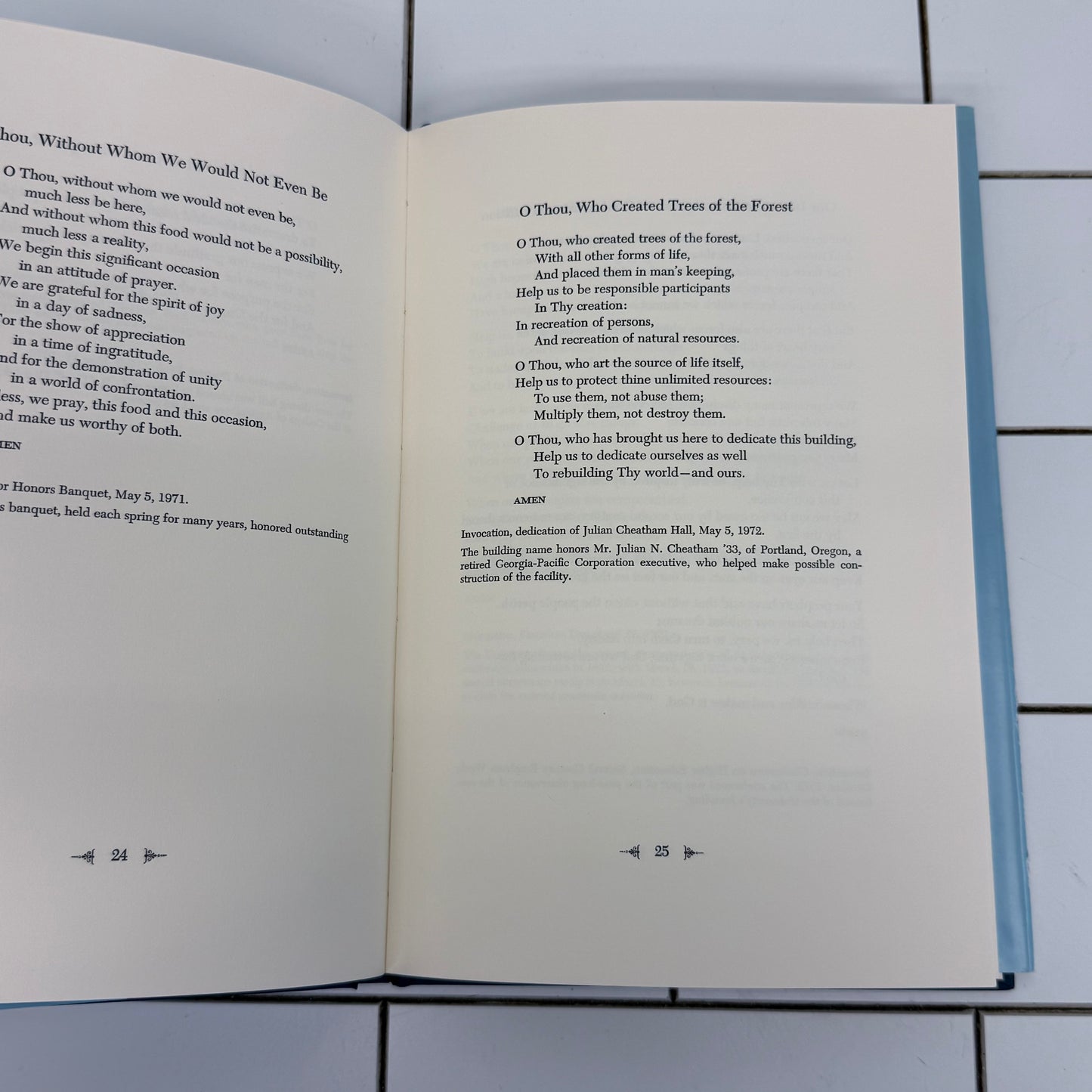 Alfred C Payne A University at Prayer Signed 1st Ed Book 1987